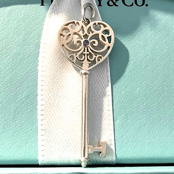 Tiffany & Co. Jewelry - Tiffany Montana Sapphire Enchant Key